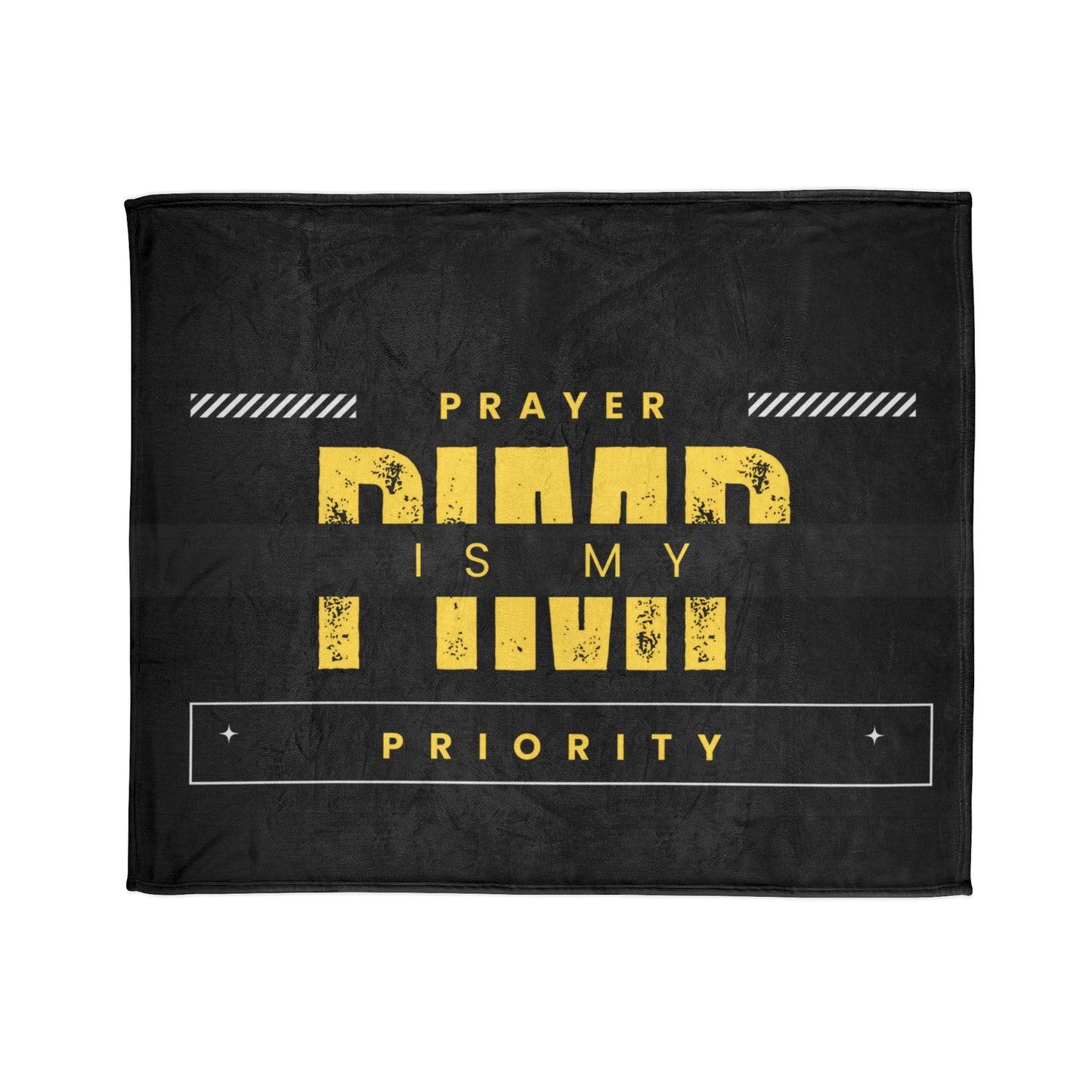 Pimp Prayer is my Priority Soft Polyester Blanket