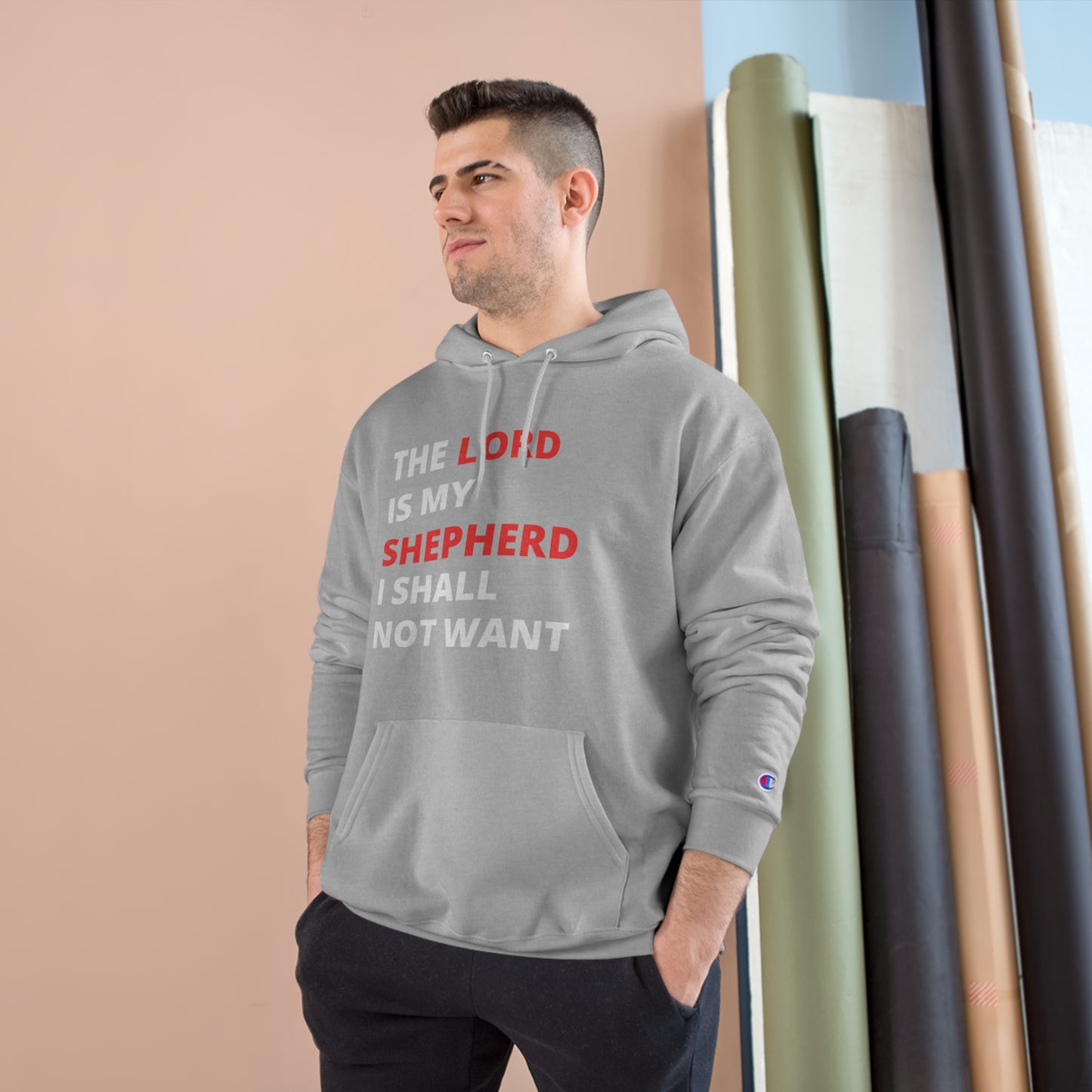 The Lord Is My Shepherd Champion Hoodie