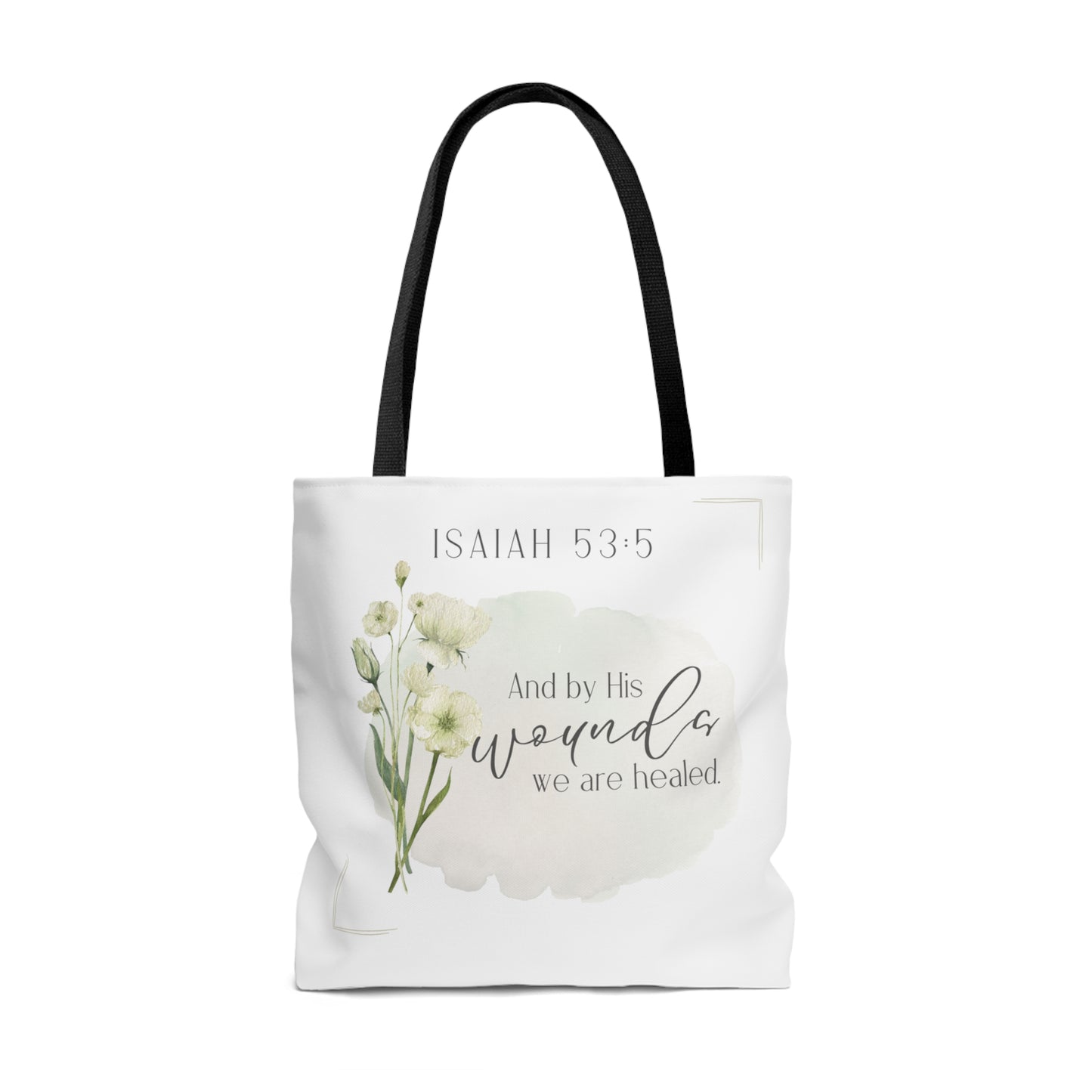 Isaiah 53:5 Tote Bag