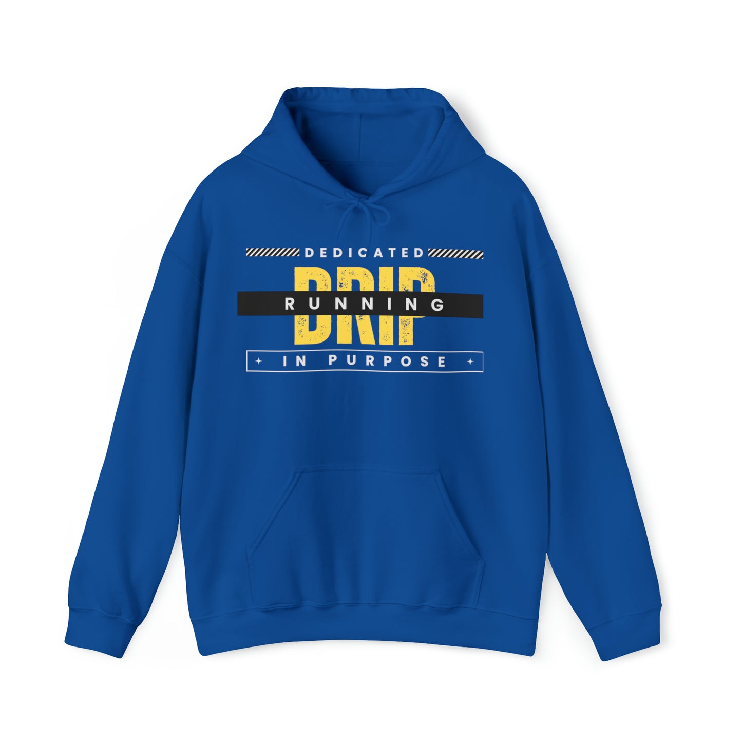 Drip-Dedicated Running In Purpose Unisex Heavy Blend™ Hooded Sweatshirt