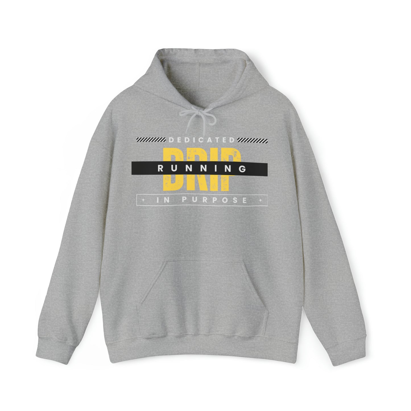 Drip-Dedicated Running In Purpose Unisex Heavy Blend™ Hooded Sweatshirt