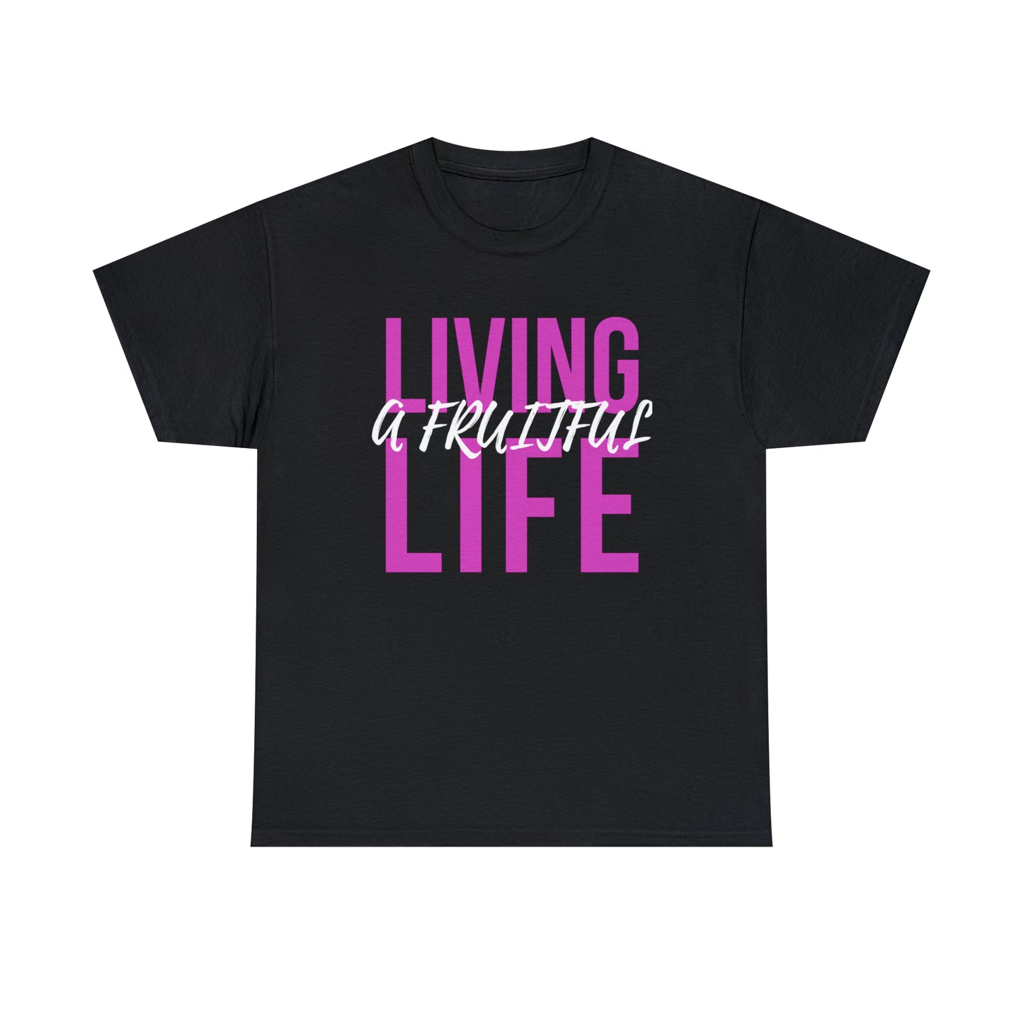 Living a Fruitful Life Unisex Heavy Cotton Tee