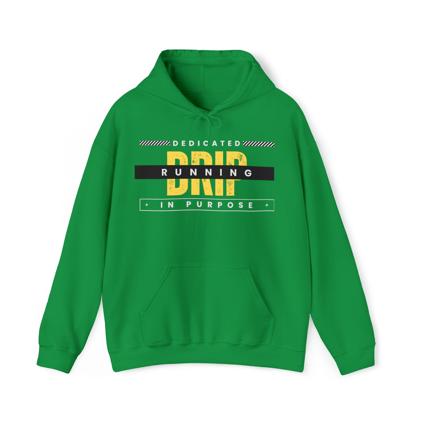 Drip-Dedicated Running In Purpose Unisex Heavy Blend™ Hooded Sweatshirt