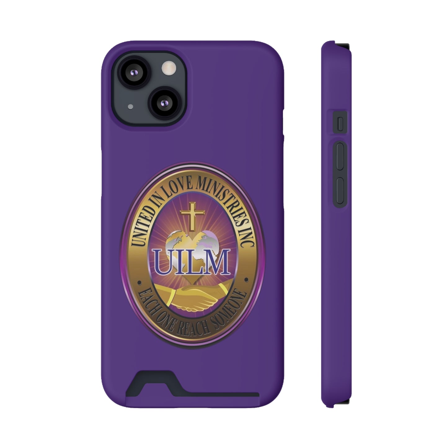 UILM- United in Love Ministries Phone Case With Card Holder