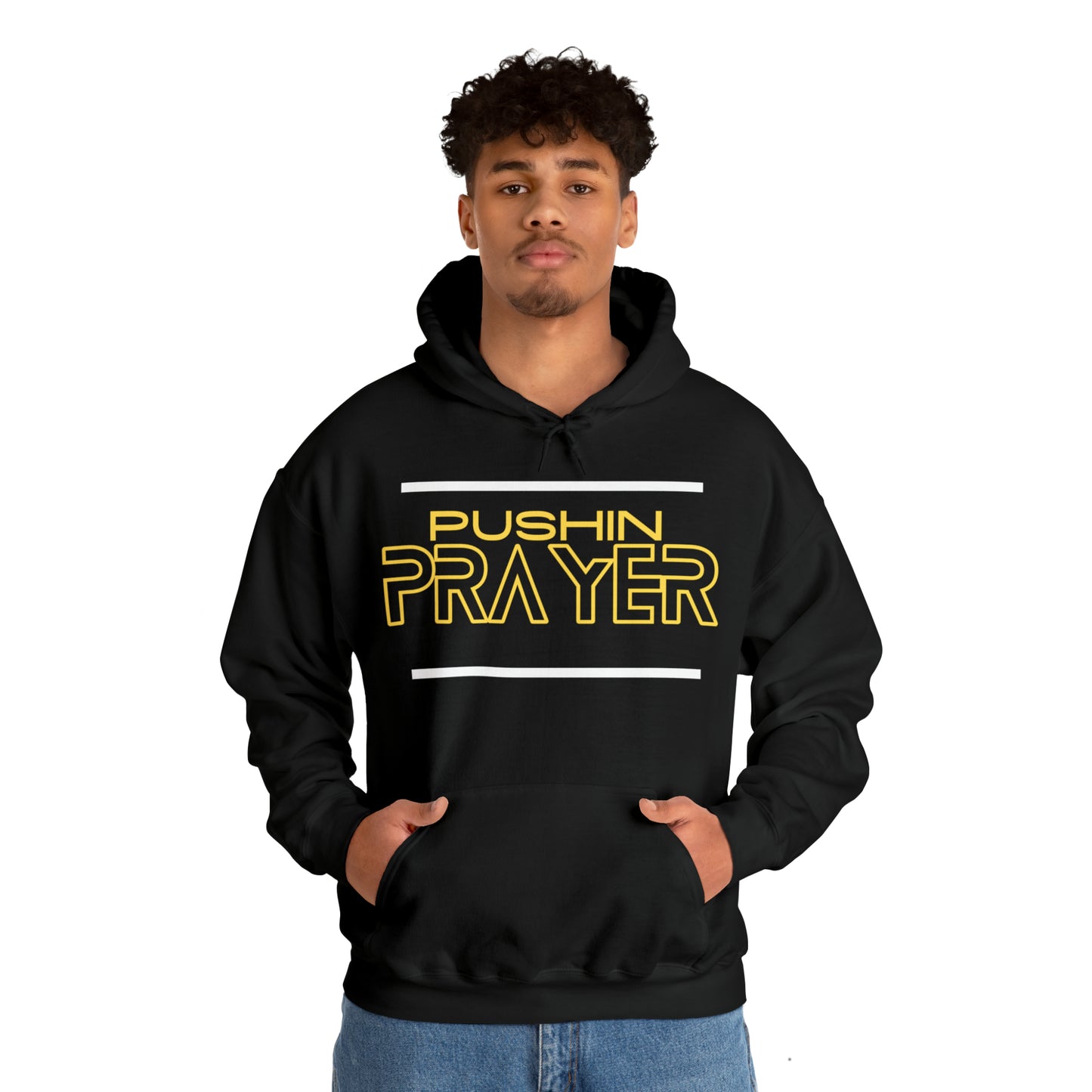 Pushin Prayer Unisex Heavy Blend™ Hooded Sweatshirt