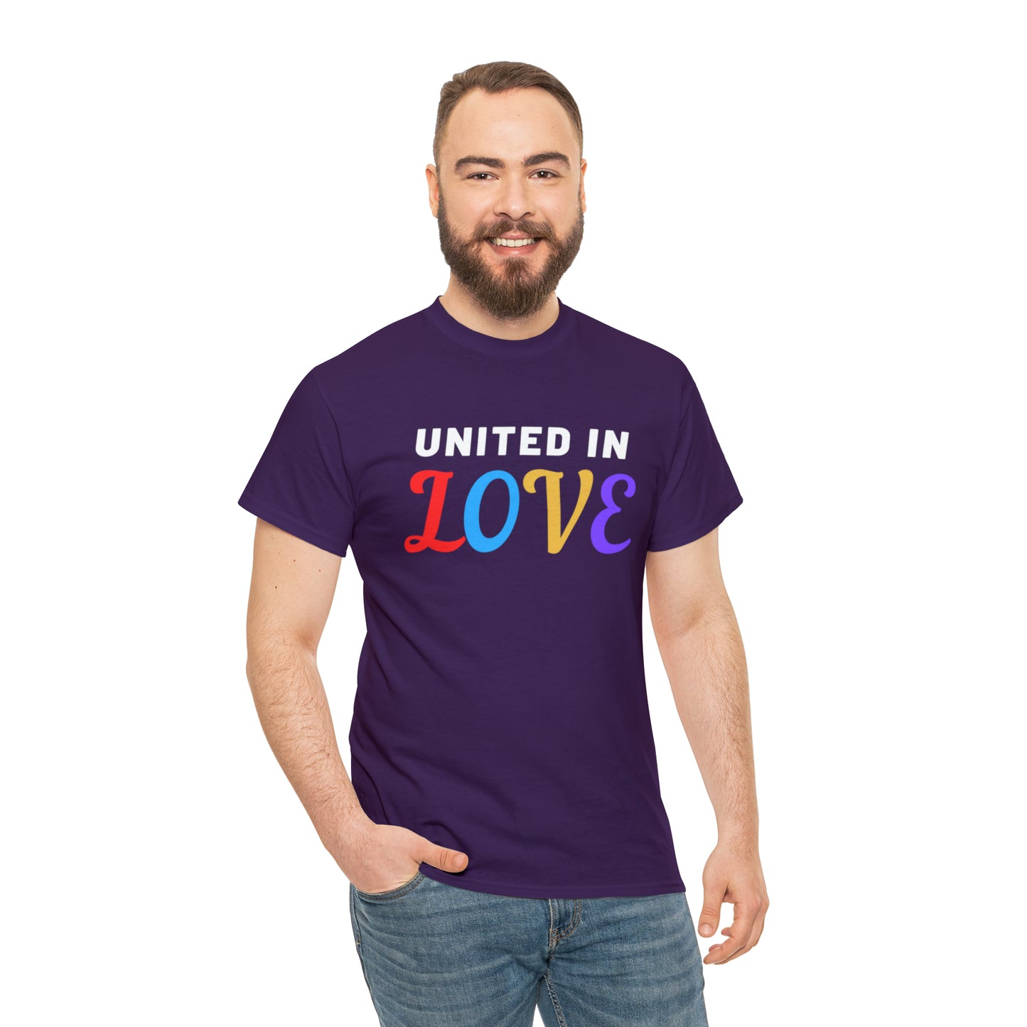 United in Love Unisex Heavy Cotton Tee