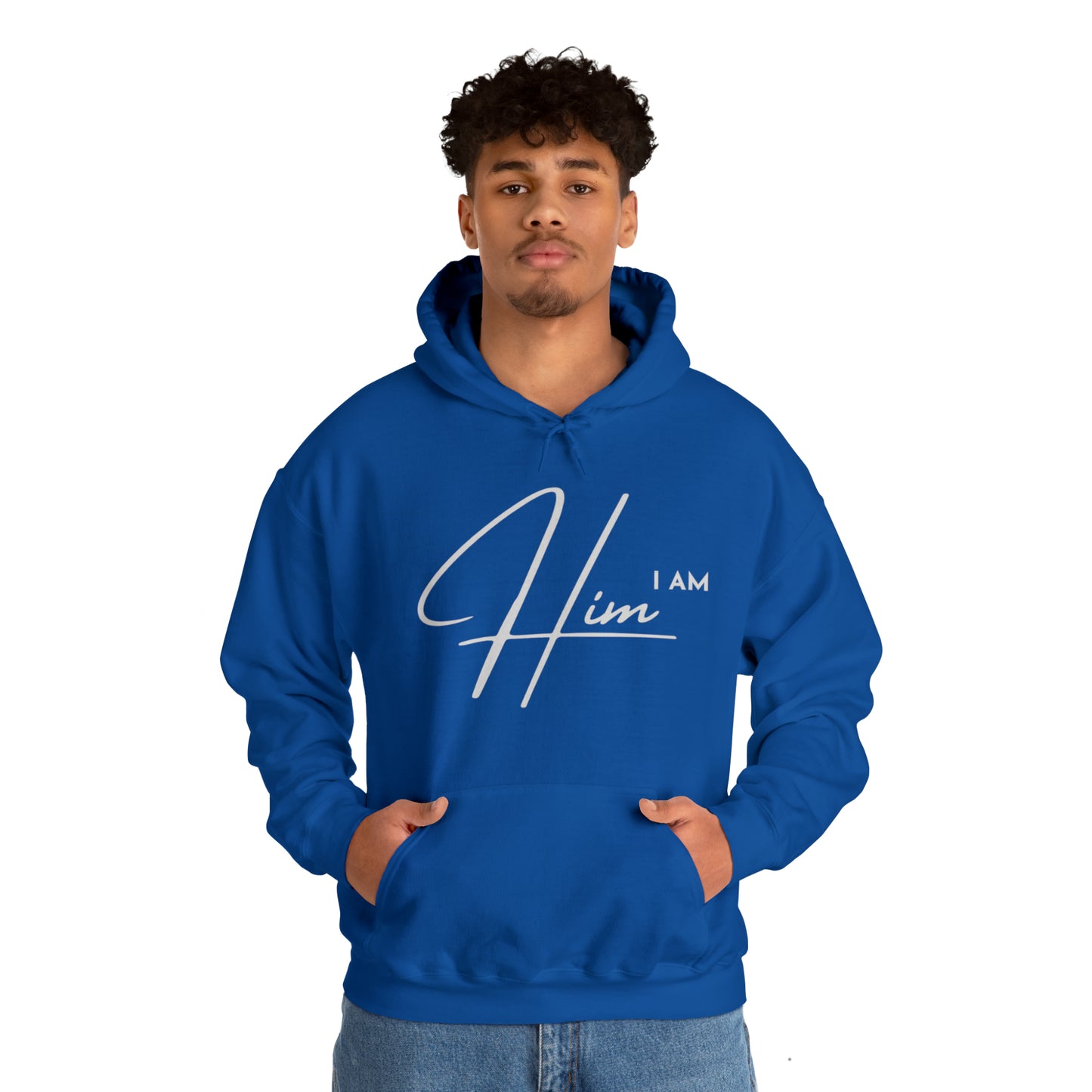 I Am Him Unisex Heavy Blend™ Hooded Sweatshirt