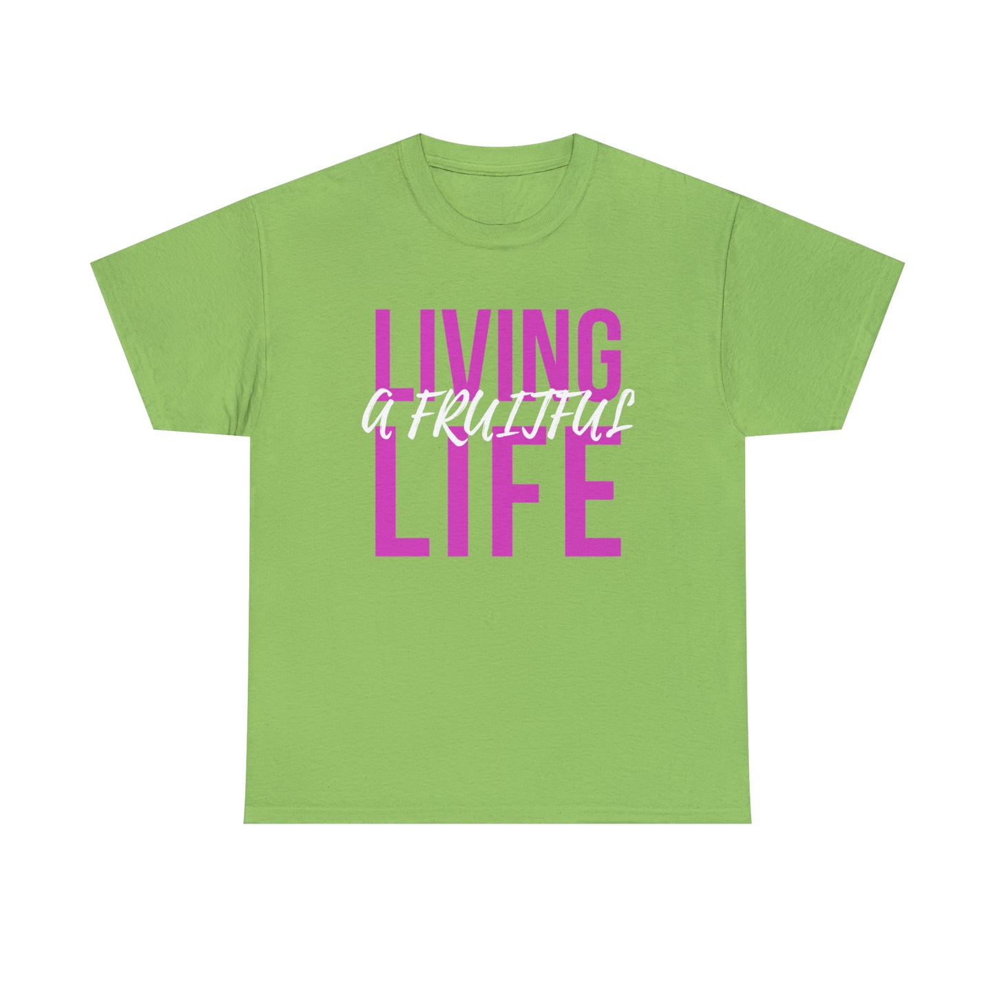 Living a Fruitful Life Unisex Heavy Cotton Tee