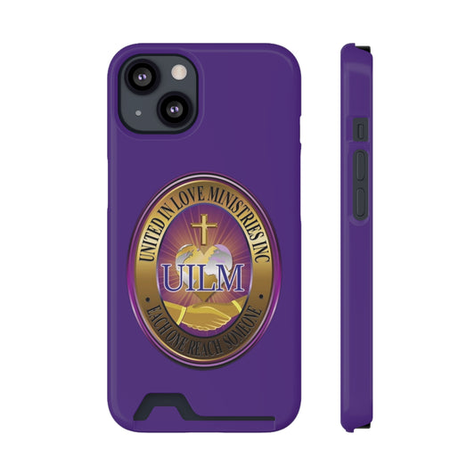 UILM- United in Love Ministries Phone Case With Card Holder