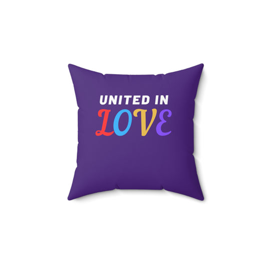 United In Love-UILM Spun Polyester Square Pillow