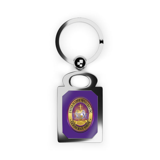 UILM United in Love Rectangle Photo Keyring