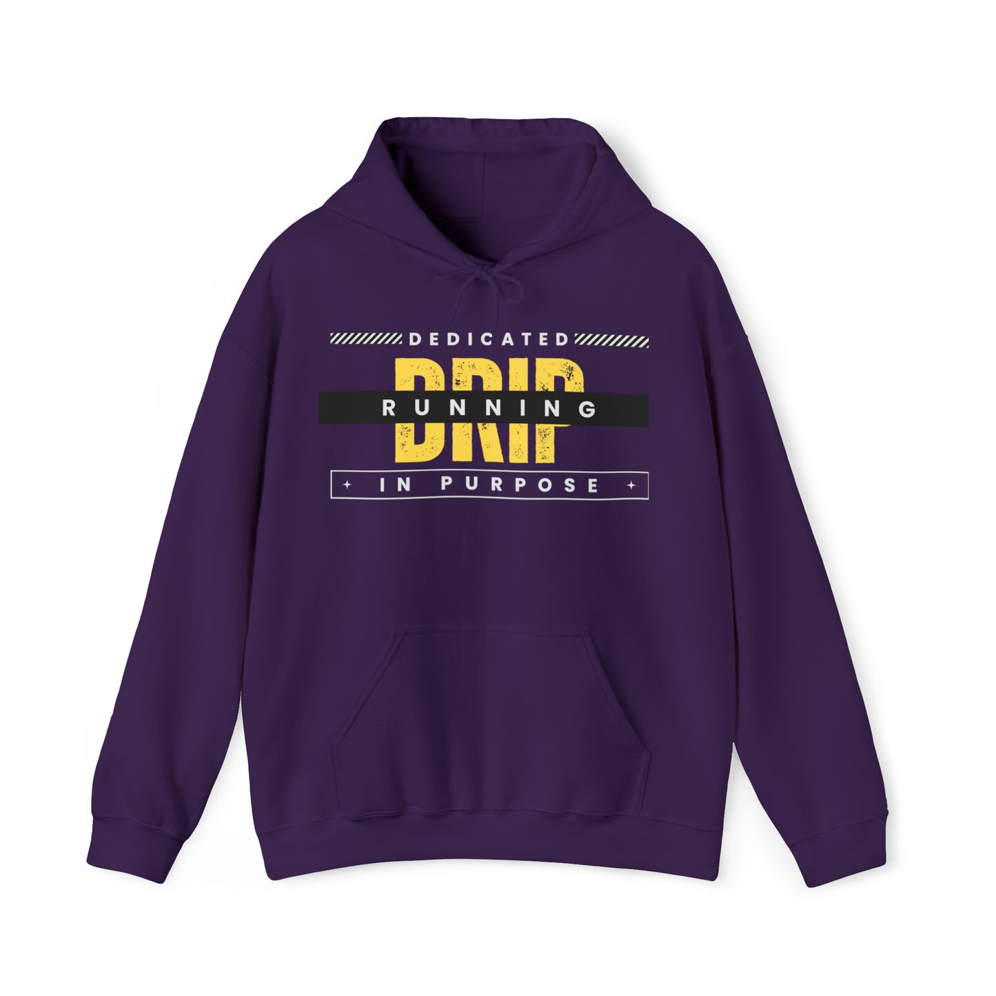 Drip-Dedicated Running In Purpose Unisex Heavy Blend™ Hooded Sweatshirt