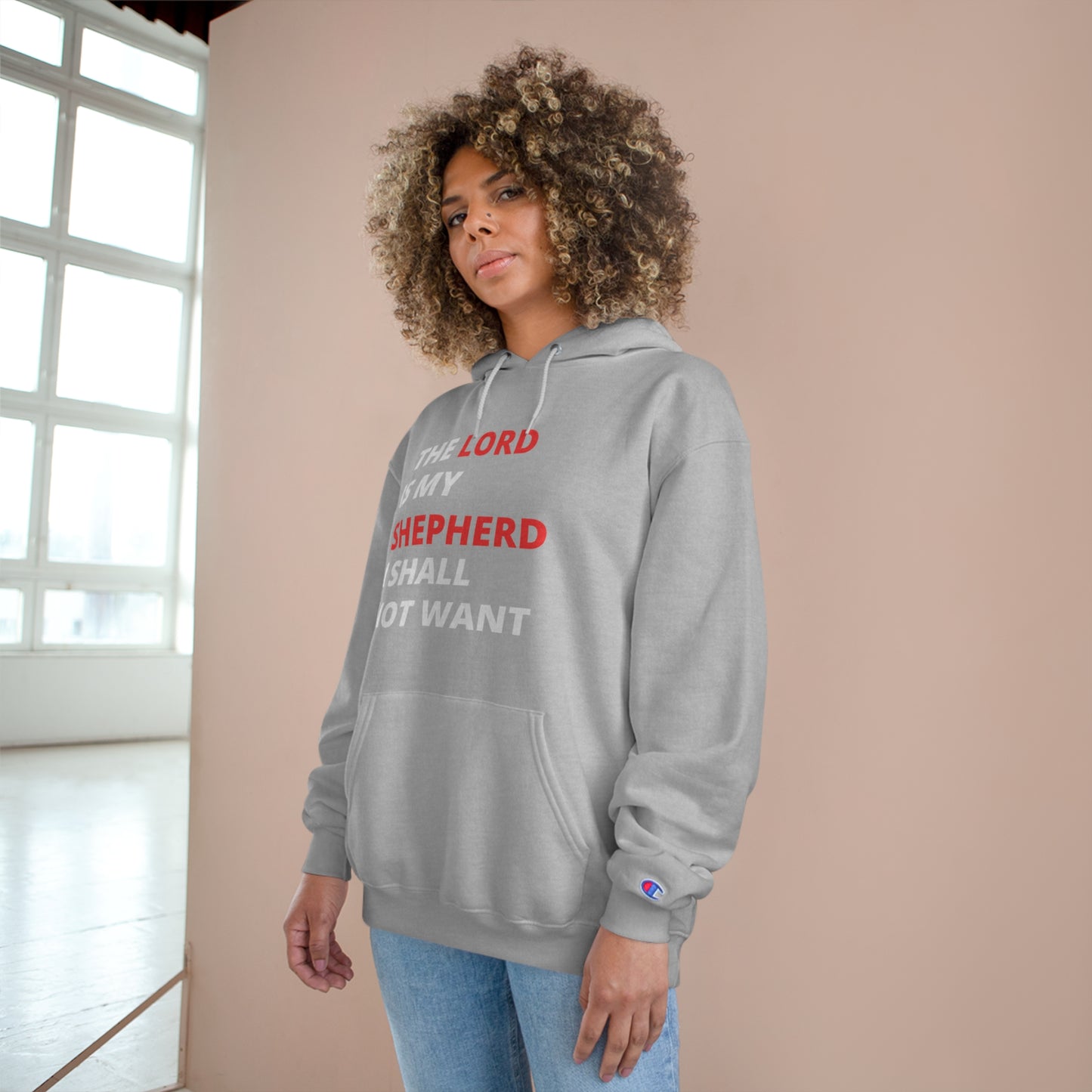 The Lord Is My Shepherd Champion Hoodie