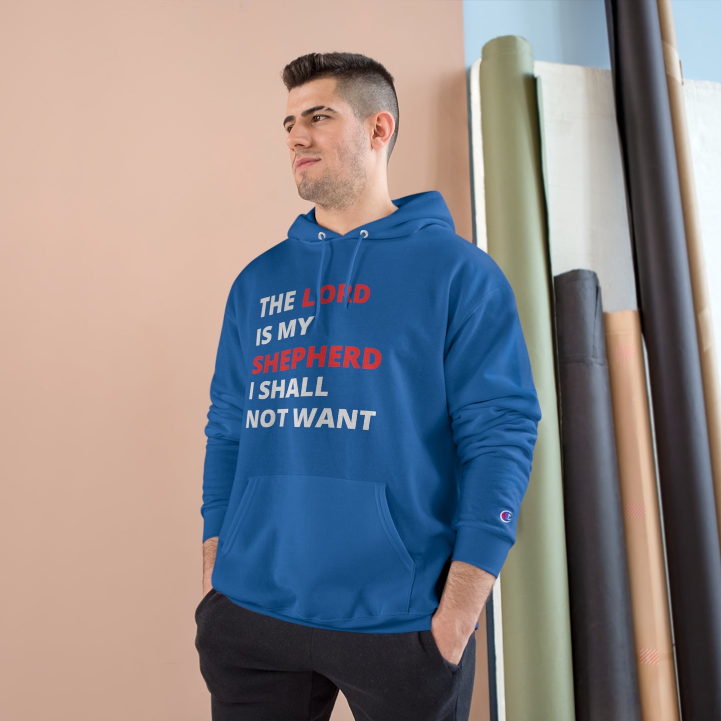 The Lord Is My Shepherd Champion Hoodie