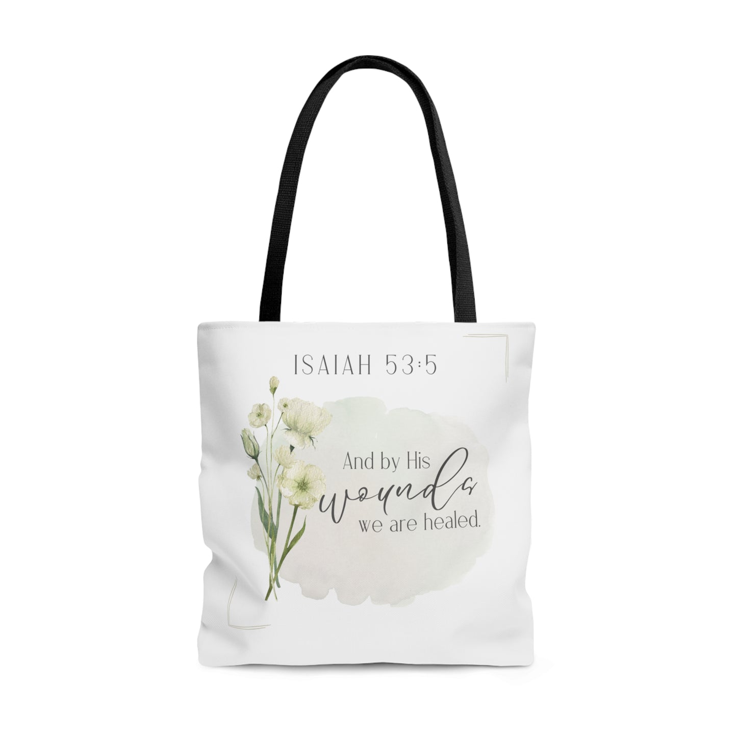 Isaiah 53:5 Tote Bag